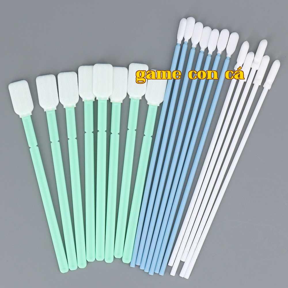 Que lau bụi ESD chống tĩnh điện, không bụi, vải bông, que lau bụi tinh tế: Công cụ đắc lực trong lĩnh vực làm sạch chính xác!